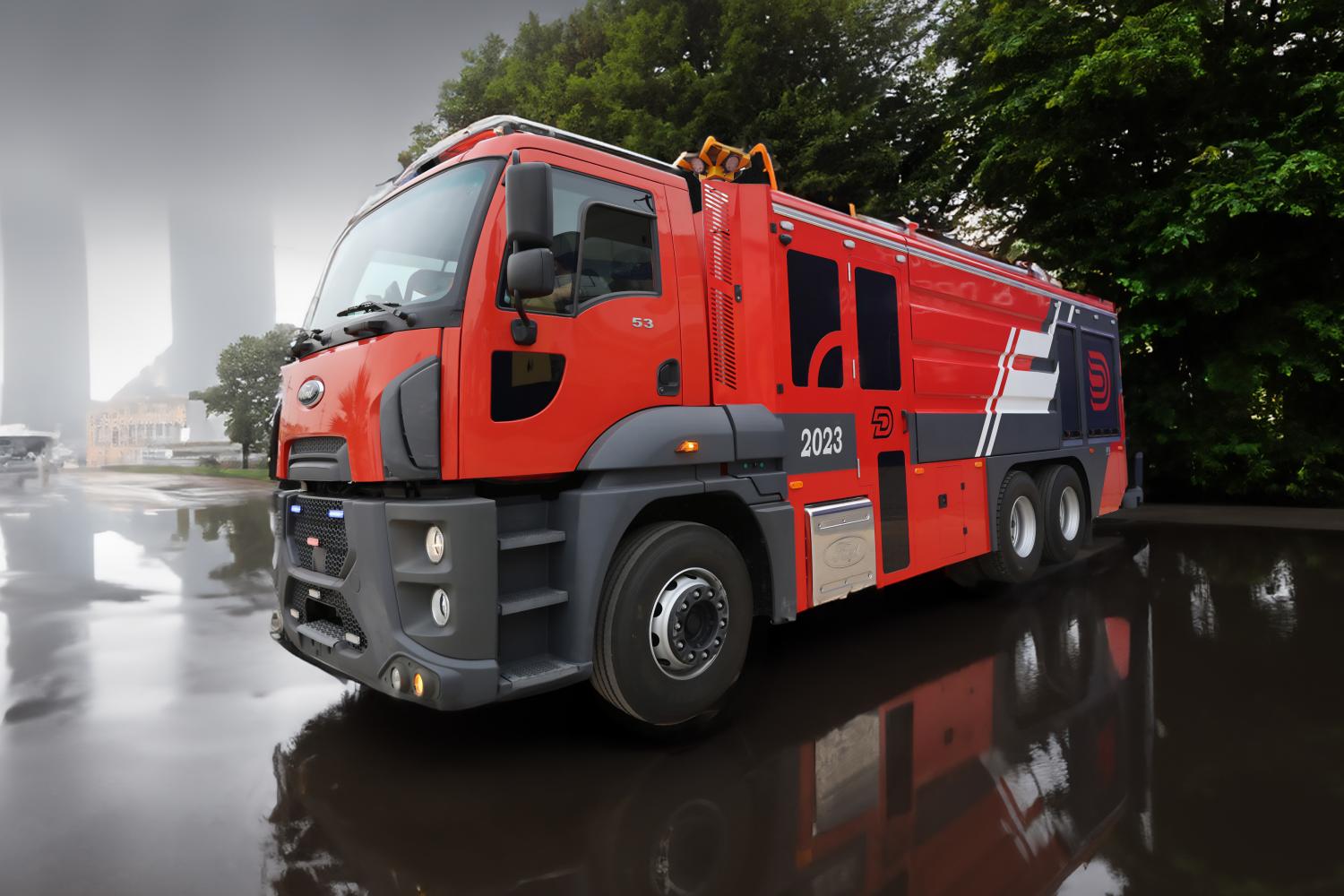 Chray Dusara 2024 Firefighting Truck ar the Park