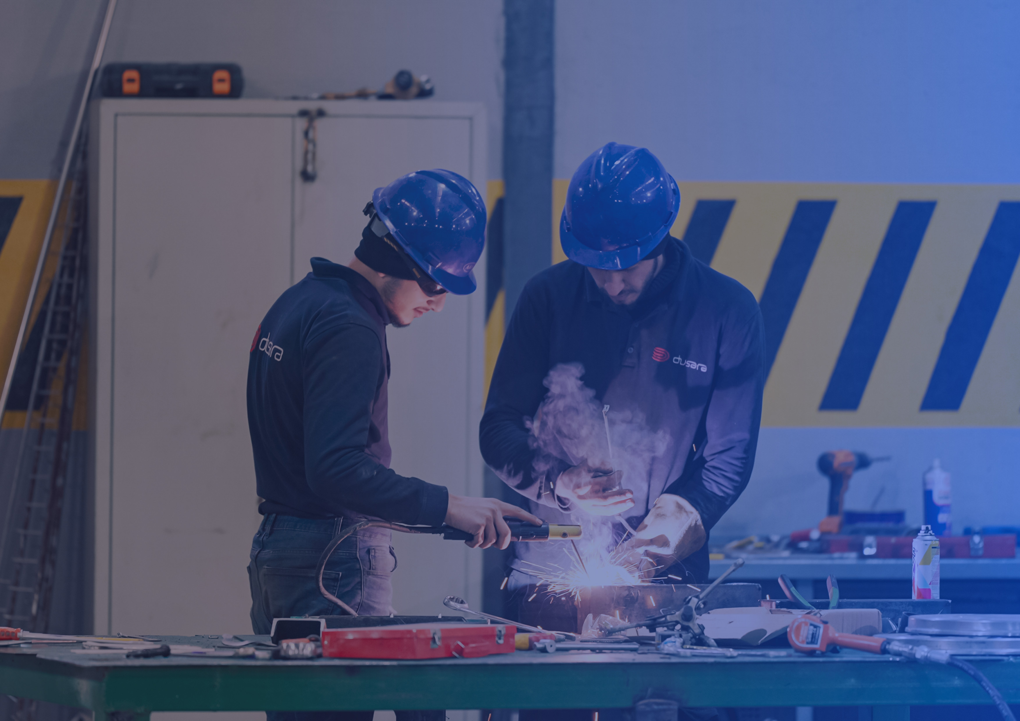 Dusara Welding Staff in the Plant