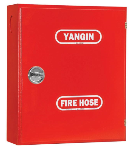 25m Single Door Fire Hose Cabinet with Valve