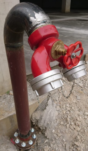 Fire Hydrant Manifold Two Outlet Water Valve