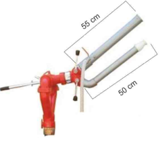 Firefighting Dual Hand-Wheel Fire Monitor