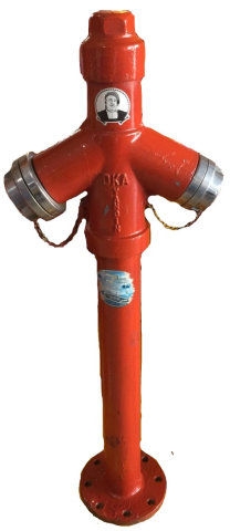 Overground Wet Barrel Fire Hydrant Red