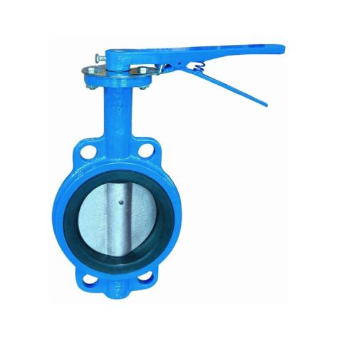 Butterfly valve blue