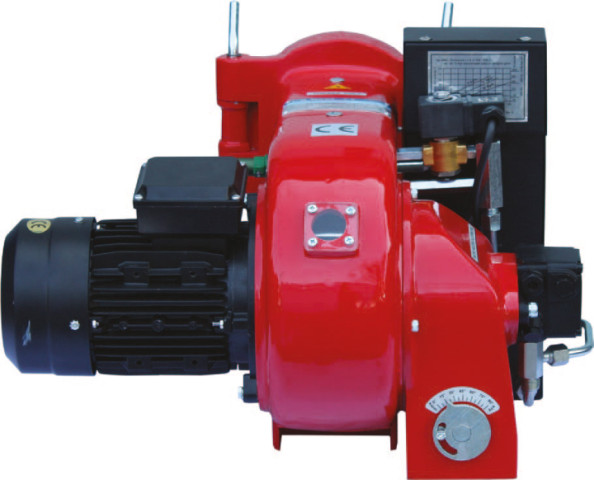 Single stage fuel oil burner