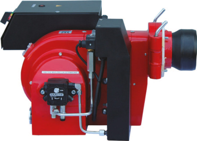 Single stage fuel oil burner