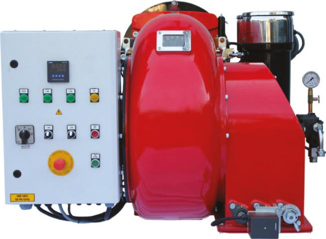 Three stage fuel oil burner