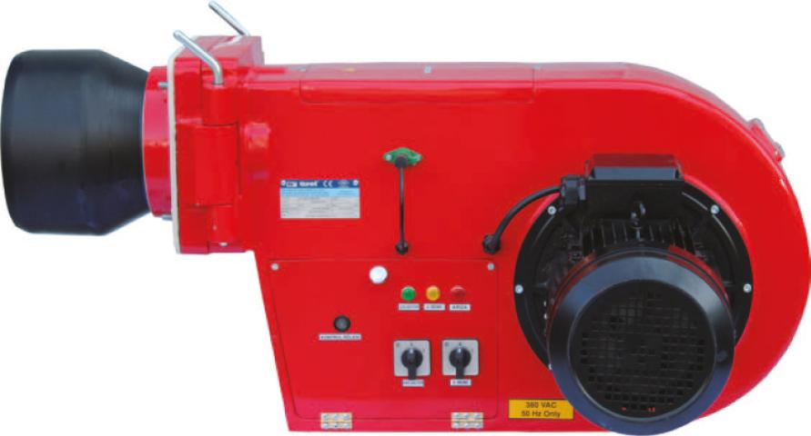 Three Stage Light Oil Burner