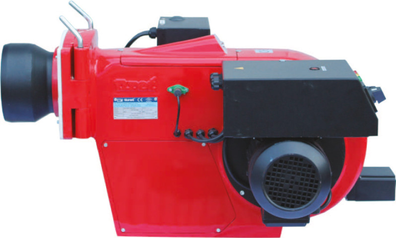 Two stage fuel oil burner