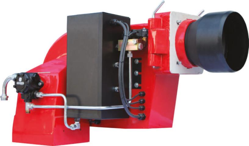 Two stage fuel oil burner