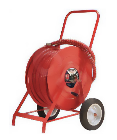 50m Semi-Rigid Fire Hose Reel Trolley